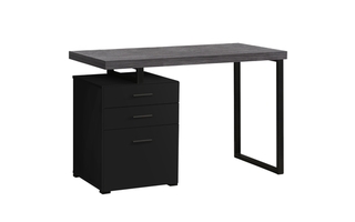 Computer Desk Black Grey Top left/right facing - 7411
