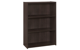 Bookcase Espresso with 3 shelves - 7476