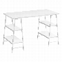 Computer Desk White White Metal - 7521