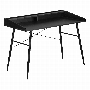 Computer Desk Black Black Metal - 7537