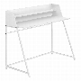 Computer Desk White White Metal - 7545