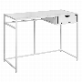 Computer Desk White White Metal - 7570