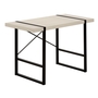 Computer Desk modern Taupe Black Metal - 7659