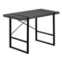 Computer Desk modern Grey Black Metal - 7660