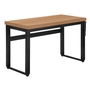 Computer Desk Reclaimed Wood adj. height Black - 7677