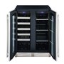 Marathon French-Door Beverage and Wine Cooler - MBWC56-FDBLS