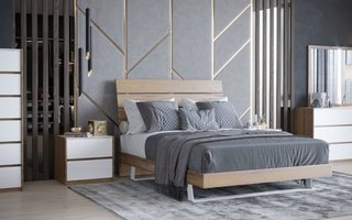 Platform bed 60 in. by JLM