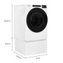 Whirlpool 5.8 cu. ft. Front Load Washer with Quick Wash Cycle - WFW6605MW