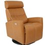Power Rocking and Swivel Reclining Armchair in leather by Fjords-Large