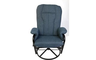 Gliding Armchair Rocking Swivelling and Reclining by Pel