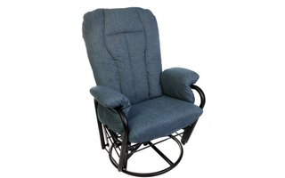 Gliding Armchair Rocking Swivelling and Reclining by Pel