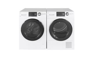 GE .Front Load Washer and Dryer Set - GFW148SSMWW-GFD14JSINWW