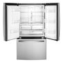 GE Energy Star 25.6 cu. ft. French-Door Refrigerator Fingerprint Resistant Stainless Steel - GFE26JYMFS