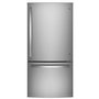 GE 24.9 cu. ft. Bottom Mount Refrigerator Fingerprint Resistant Stainless Steel - GDE25EYKFS