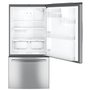 GE 24.9 cu. ft. Bottom Mount Refrigerator Fingerprint Resistant Stainless Steel - GDE25EYKFS