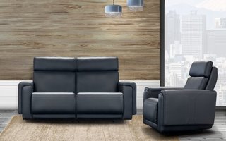 Power Reclining Sofa Condo by Elran