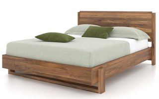Natural Ash Queen Size 60 inch Bed by Verbois