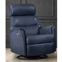 Leather Power Reclining Swivel Rocker Chair by Via