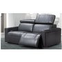Motorized Reclining Leather Sofa by Via