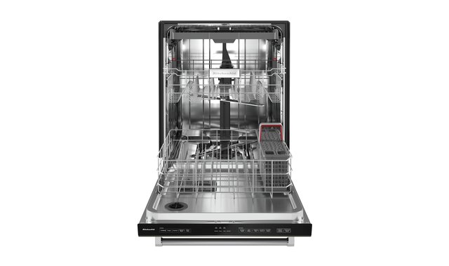 KitchenAid 39 DBA Black Dishwasher with Third Level Utensil Rack