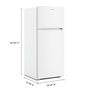 Amana 16 cu. ft. Top-Freezer Refrigerator - ARTX3028PW