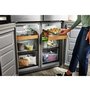 KitchenAid 19.4 cu. ft. 36 in. wide Counter-Depth 4-Door Refrigerator with PrintShield Finish - KRQC506MPS