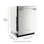 Whirlpool Fingerprint Resistant Large Capacity Dishwasher with 3rd Rack - WDT970SAKZ