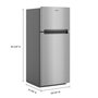 Whirlpool 28 in. Wide Top-Freezer Refrigerator 16.3 cu. ft. - WRTX5028PM