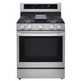 LG 5.8 cu ft. Smart Wi-Fi Enabled True Convection InstaView™ Gas Range with Air Fry - LRGL5825F