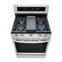 LG 5.8 cu ft. Smart Wi-Fi Enabled True Convection InstaView™ Gas Range with Air Fry - LRGL5825F