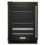 Whirlpool 24 in. Beverage Center with Glass Door and Metal-Front Racks and PrintShield™ Finish - KUBL314KBS