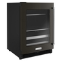 Whirlpool 24 in. Beverage Center with Glass Door and Metal-Front Racks and PrintShield™ Finish - KUBL314KBS