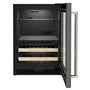 Whirlpool 24 in. Panel-Ready Beverage Center with Wood-Front Racks - KUBR214KPA