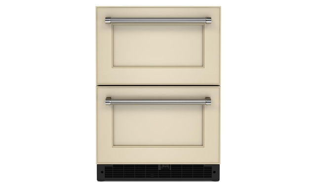 Whirlpool 24 in. Panel-Ready Undercounter Double-Drawer Refrigerator - KUDR204KPA