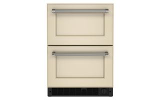 Whirlpool 24 in. Panel-Ready Undercounter Double-Drawer Refrigerator/Freezer - KUDF204KPA