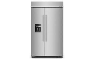 Whirlpool 29.4 cu. ft. 48 Built-In Side-by-Side Refrigerator with Ice and Water Dispenser - KBSD708MPS