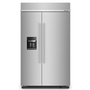 Whirlpool 29.4 cu. ft. 48 Built-In Side-by-Side Refrigerator with Ice and Water Dispenser - KBSD708MPS