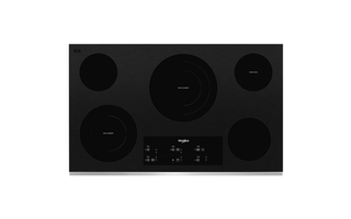 Whirlpool 36 in. Electric Ceramic Glass Cooktop with Triple Radiant Element - WCE97US6KS