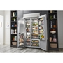 Whirlpool 25.1 cu. ft. 42 Built-In Side-Side Refrigerator with Ice and Water Dispenser - KBSD702MPS