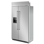 Whirlpool 25.1 cu. ft. 42 Built-In Side-Side Refrigerator with Ice and Water Dispenser - KBSD702MPS