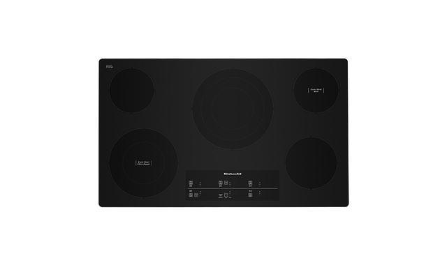 Whirlpool 36 in. Electric Cooktop with 5 Elements and Touch-Activated Controls - KCES956KSS