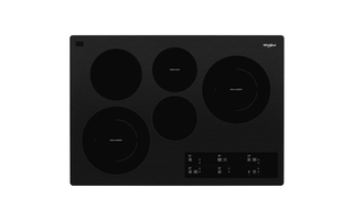 Whirlpool 30 in. Electric Ceramic Glass Cooktop with Two Dual Radiant Elements - WCE97US0KB