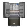 Whirlpool 26.8 cu. ft. Standard-Depth French Door Refrigerator with Exterior Ice and Water Dispenser - KRFF577KBS