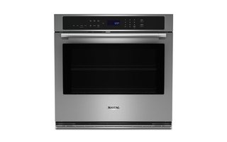 Maytag 30 in. Single Wall Oven with Air Fry and Basket 5.0 cu. ft.- MOES6030LZ