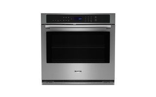 Maytag 27 in. Single Wall Oven with Air Fry and Basket - 4.3 cu. ft.- MOES6027LZ