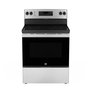 GE 5.0 cu. ft. Free Standing Electric Standard Clean Range Hi Lo Broil Dual Bake Element Storage Drawer. - JCBS630SVSS