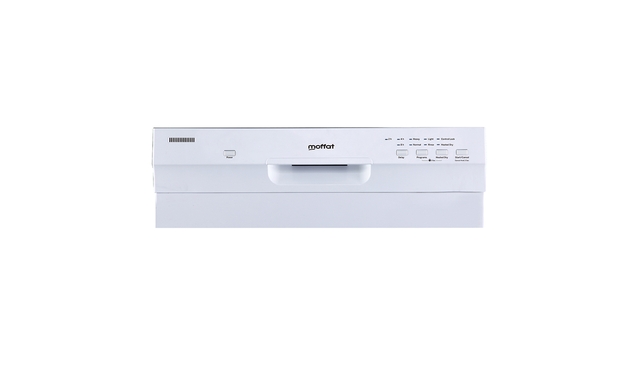 Moffat 24 in. Built-In Front Control Dishwasher with Tall Tub - MBF420SGPWW