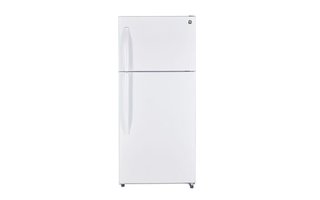 GE Energy Star 18 cu. ft. Top-Freezer Refrigerator White - GTE18FTLKWW