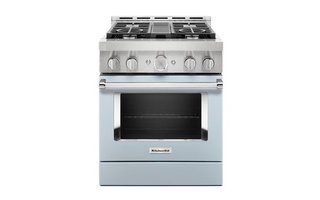 KitchenAid 30 in. Smart Commercial-Style Gas Range with 4 Burners - KFGC500JMB