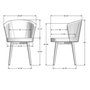 Benson Dinning chair by Amisco